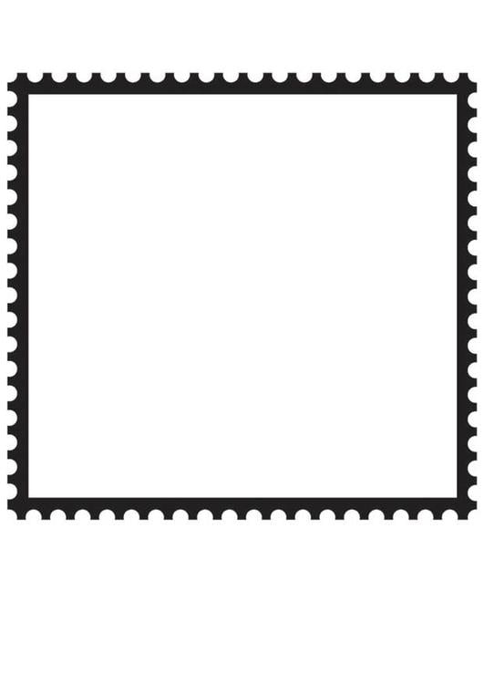 postzegel vierkant
