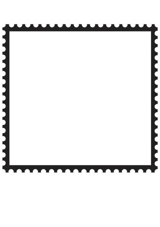postzegel vierkant
