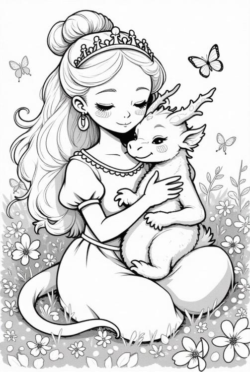 princes met baby draak