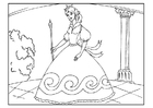 kleurplaat prinses