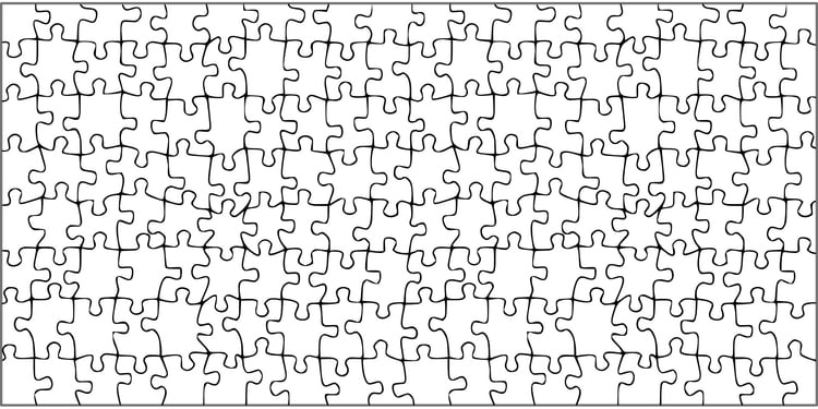 Kleurplaat puzzle