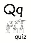 kleurplaat q