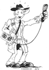 kleurplaat reporter