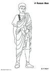 Kleurplaten Romeinse man