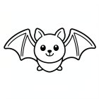 schattige Halloween vleermuis