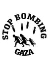 Kleurplaat stop bombardementen Gaza