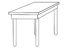 Kleurplaten tafel