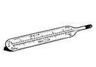 Kleurplaten thermometer