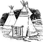 Kleurplaat Tipi