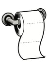 Kleurplaten toiletpapier