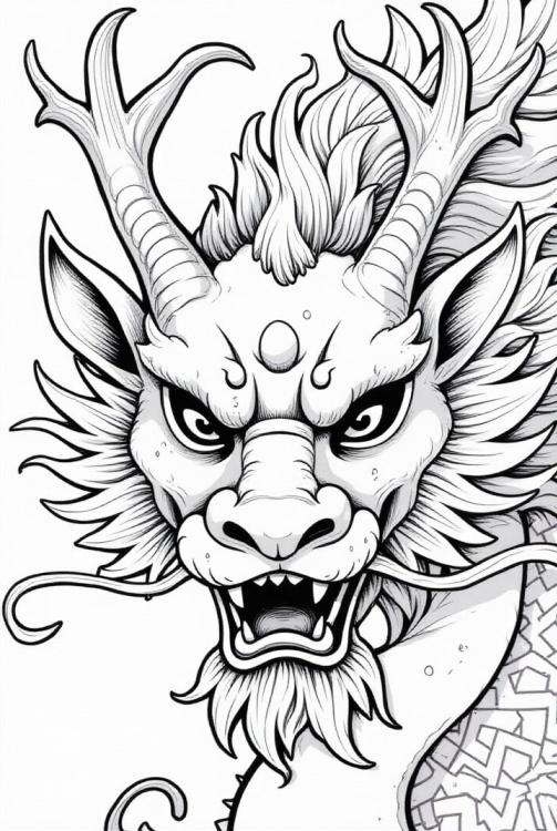 traditioneel Chinese draak