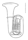 Kleurplaat tuba