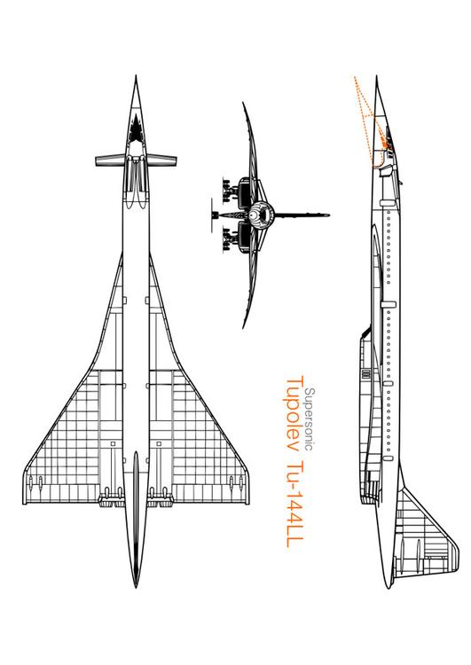 Tupolev vliegtuig