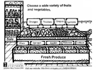 Kleurplaat Verse groenten en fruit