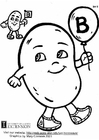 Kleurplaat vitamine b