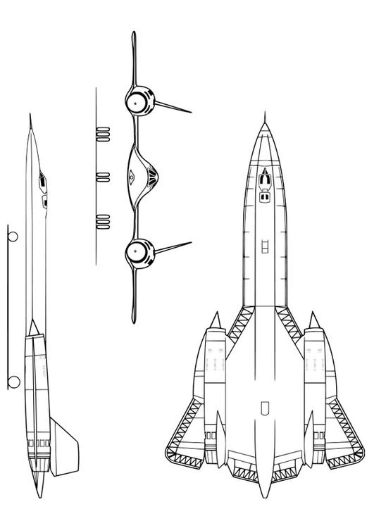 vliegtuig - Lockheed SR-71A