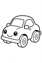 vrolijke auto