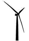 Kleurplaten windturbine