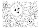 kleurplaat zomer
