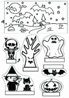 knutselen kijkdoos Halloween