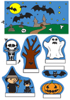 knutselen kijkdoos Halloween 