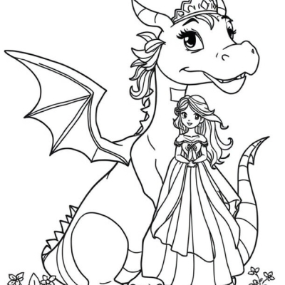 Example AI coloring page 4